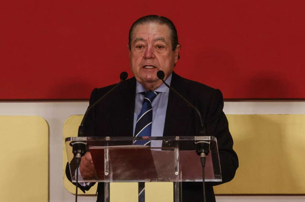 Vicente Boluda, presidente de Boluda Corporación Marítima y de la Asociación Valenciana de Empresarios (AVE), durante la entrega de los Premios Rei Jaume I. Rober Solsona / Europa Press