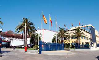Entrada a las instalaciones de Sp-Berner en Aldaia (Valencia)