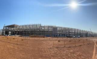 Obras en la gigafactoría valenciana de PowerCo, filial de Volkswagen.