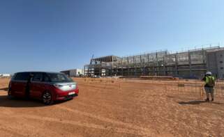 Obras en la gigafactoría valenciana de PowerCo, filial de Volkswagen.
