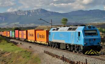 Servicio ferroviario de Tracción Rail, del Grupo Azvi.