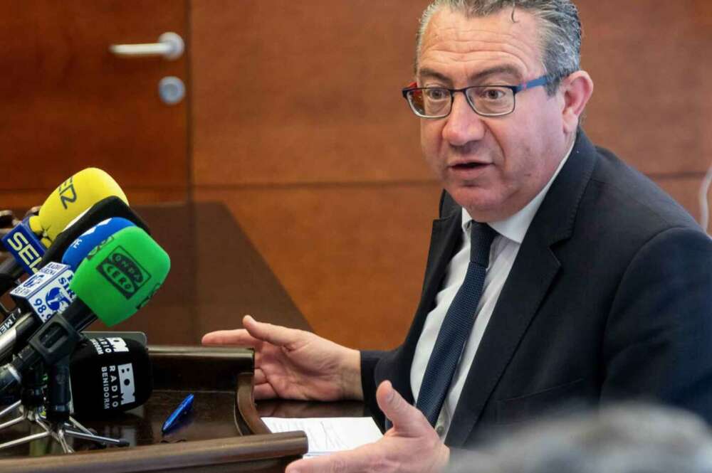 El alcalde de Benidorm, Toni Pérez