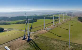 Parque eólico de Statkraft en Navarra.