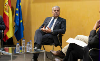 Fernando Canós, Fernando Canós, director general adjunto de Banco Sabadell y director de la territorial Este de la entidad, interviene en la jornada de Economía Digital en Alicante.