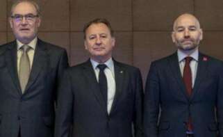 Vicente Nomdedeu, Ismael García y Alberto Echavarría, de Ascer