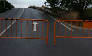 Carretera cortada en Paterna