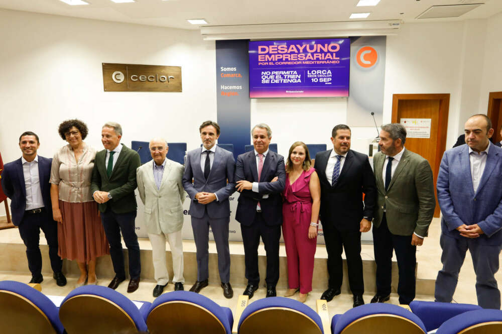 El tejido empresarial de Lorca exige fechas y compromisos firmes para el Corredor Mediterráneo