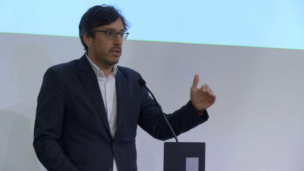 Bernat García, director de Economía Digital, en la jornada ValencIA.