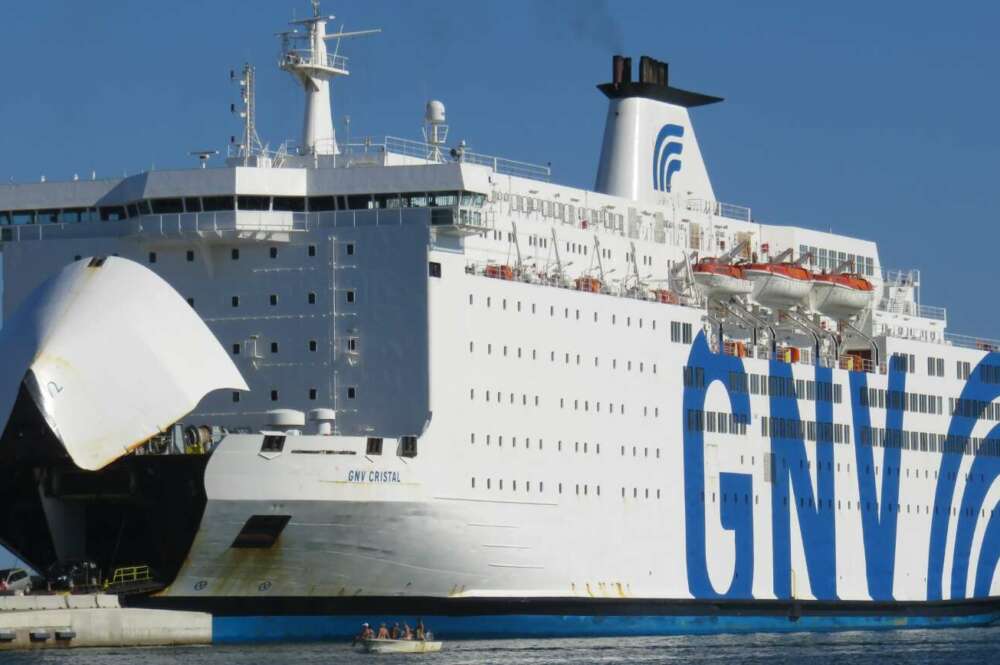 Ferry de GNV en Francia