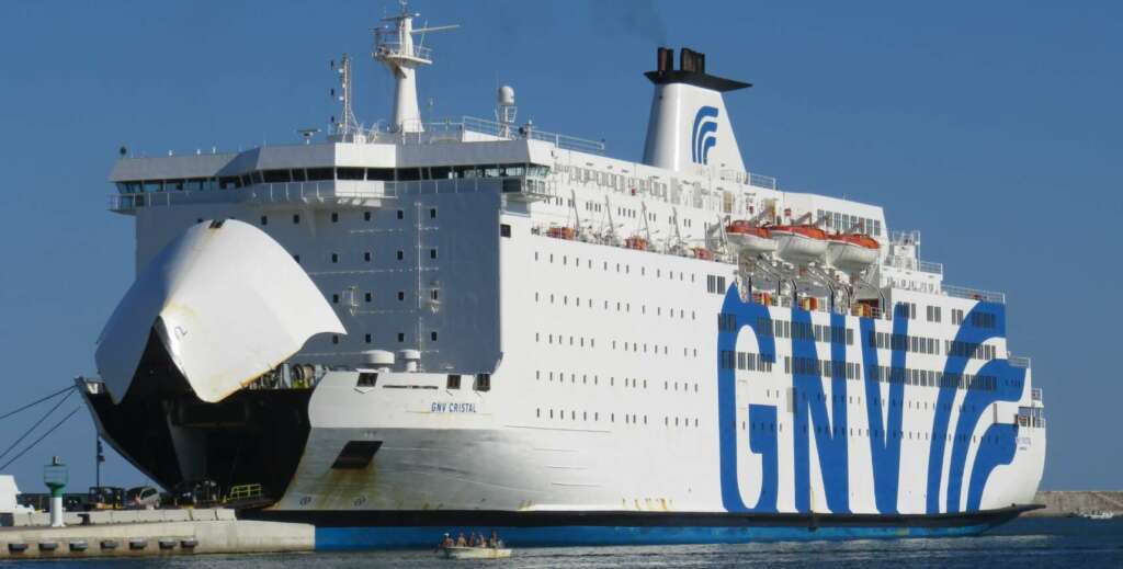 Ferry de GNV en Francia