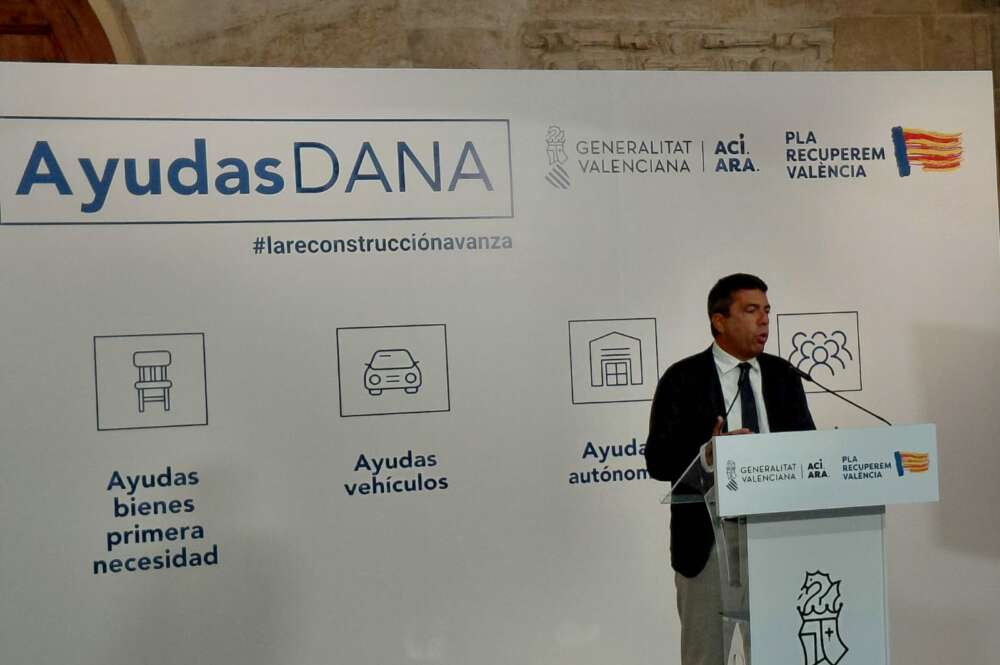 El presidente de la Generalitat, Carlos Mazón