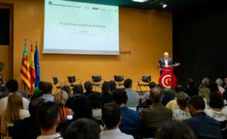 Toni Pérez, presidente de la Diputación de Alicante, en el Encuentro Empresarial de Alicante organizado por Economía Digital