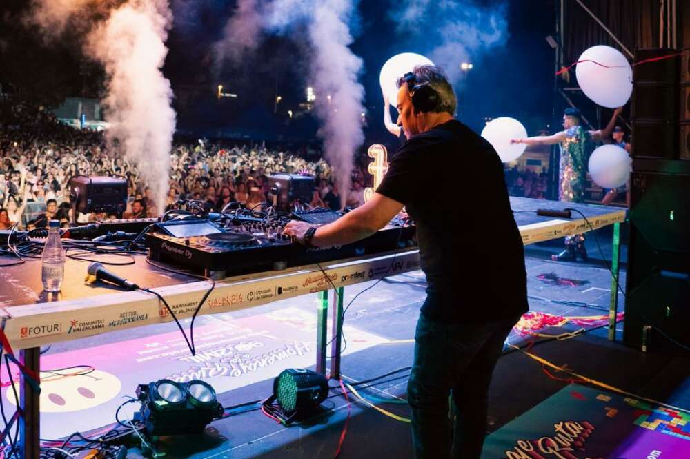 Victor Pérez, en plena sesión