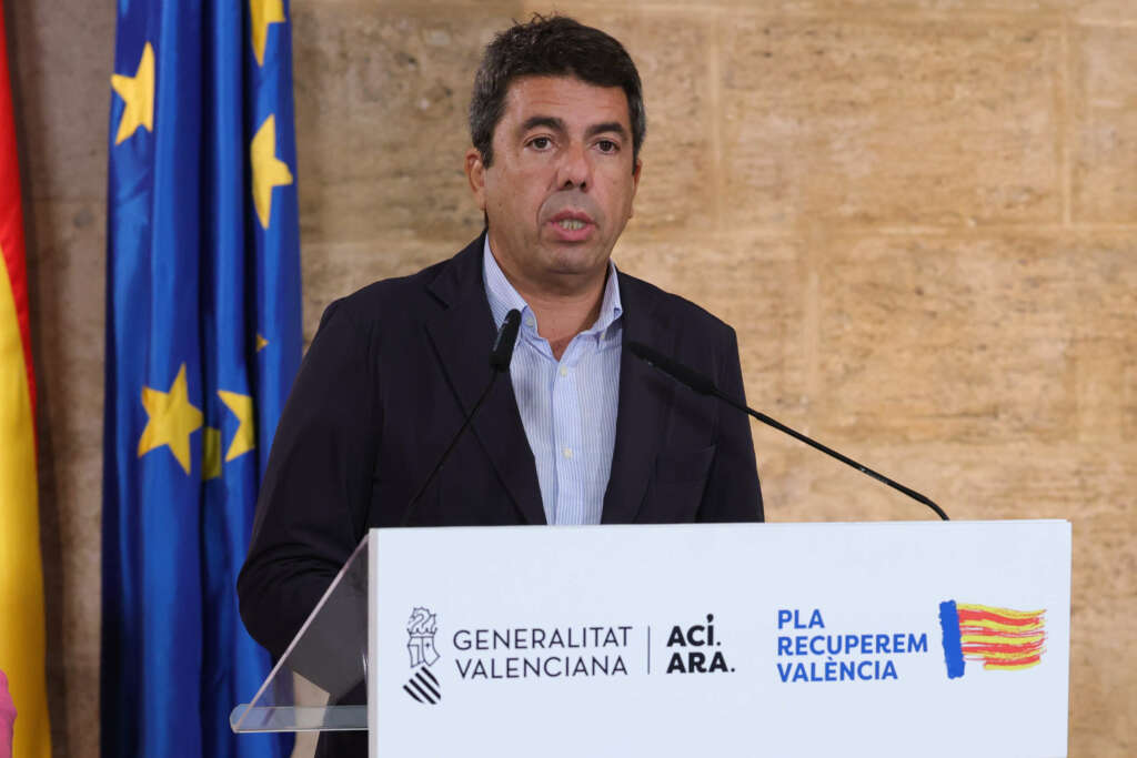 El presidente de la Generalitat Valenciana, Carlos Mazón.
