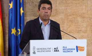El presidente de la Generalitat Valenciana, Carlos Mazón.