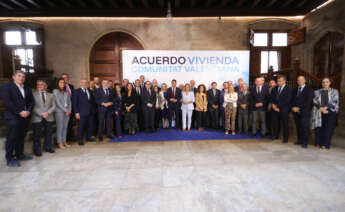 Firmantes del pacto de la vivienda en la Comunidad Valenciana