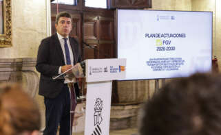 Carlos Mazón, en la presentación del plan de infraestructuras hasta 2030