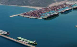 Nueva terminal de CMA CGM en el puerto de Nador, en Marruecos.