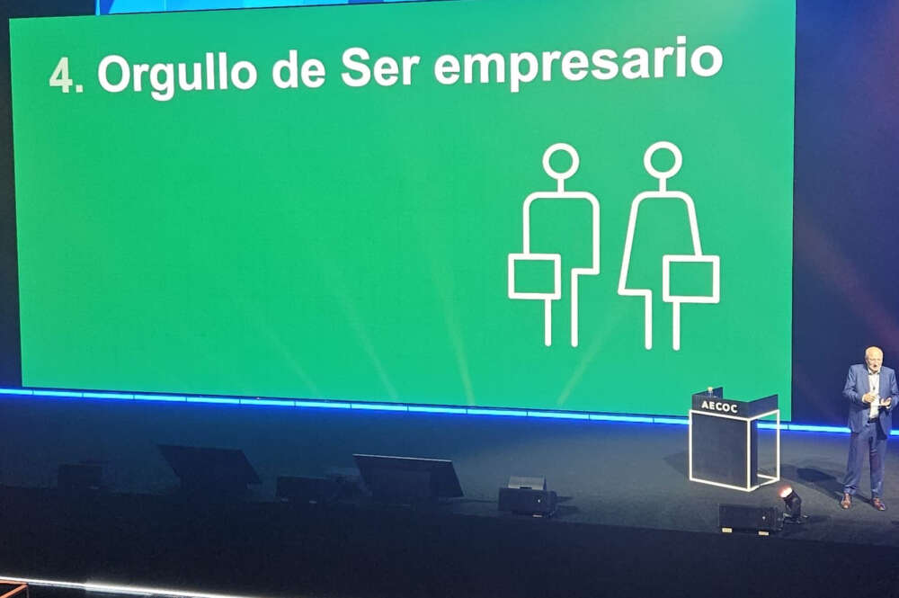 El presidente de Mercadona, Juan Roig, interviene en el Congreso de Aecoc.