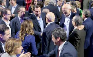 Óscar Puente, Juan Roig, Vicente Boluda, Gonzalo Gortázar y María José Catalá, entre otros, en el último Acto Empresarial por el Corredor Mediterráneo.