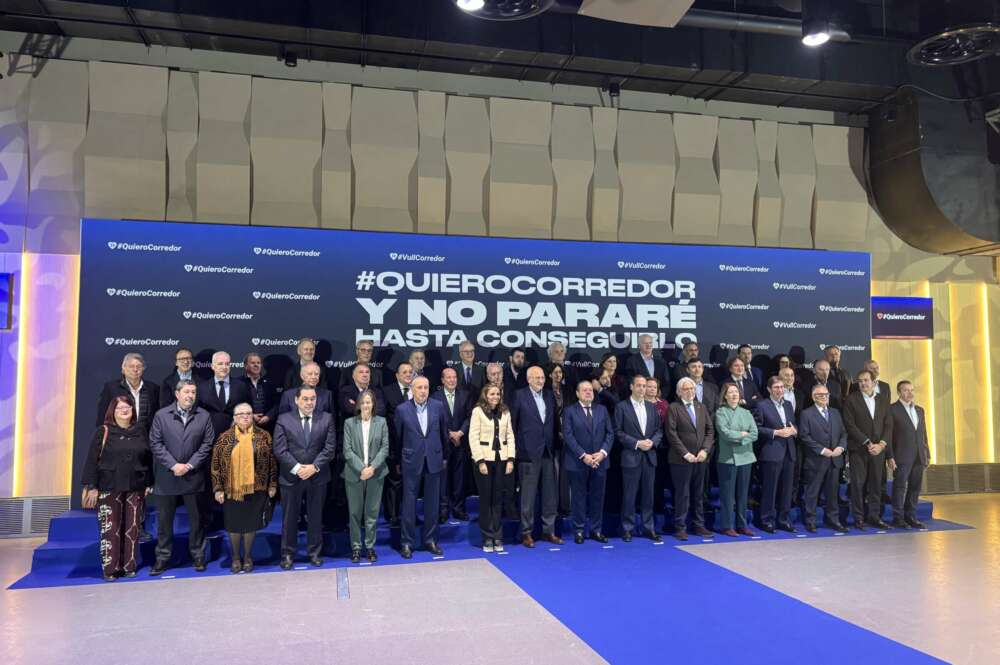 Último Acto Empresarial por el Corredor Mediterráneo, impulsado por Vicente Boluda y Juan Roig.