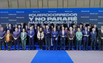 Último Acto Empresarial por el Corredor Mediterráneo, impulsado por Vicente Boluda y Juan Roig.