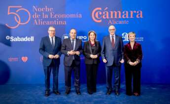 Toni Pérez, Carlos Baño, Marian Manresa, Josep Oliu y Marián Cano