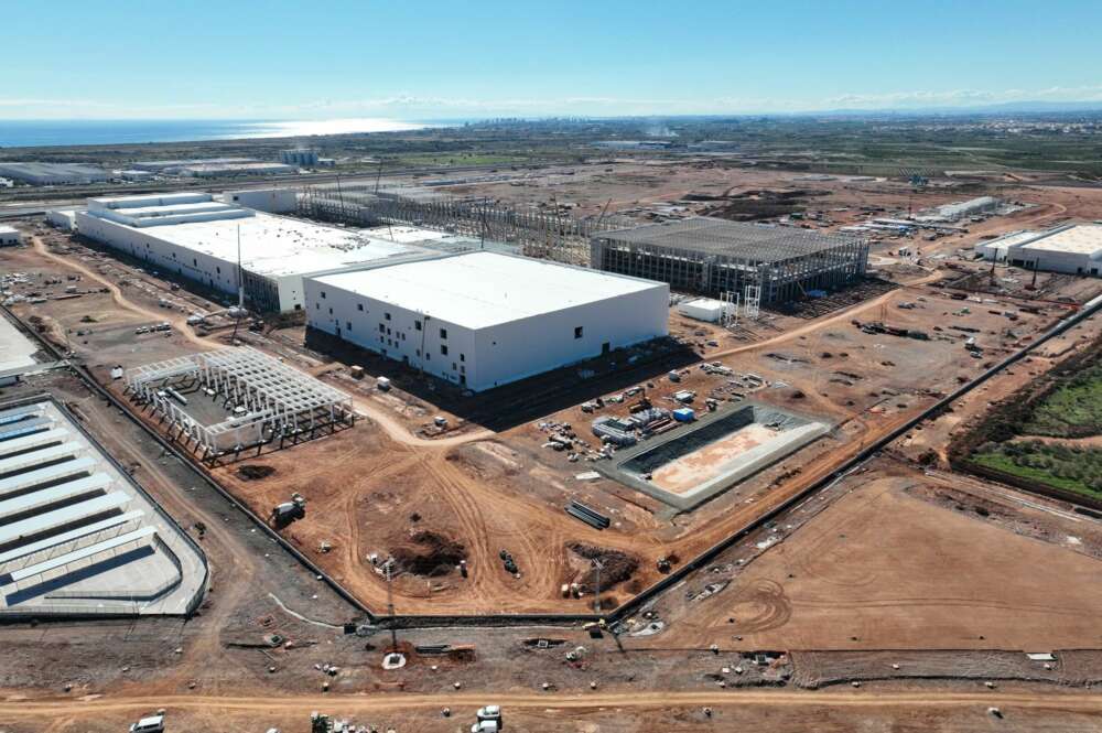 Gigafactoría de PowerCo en Sagunto en obras