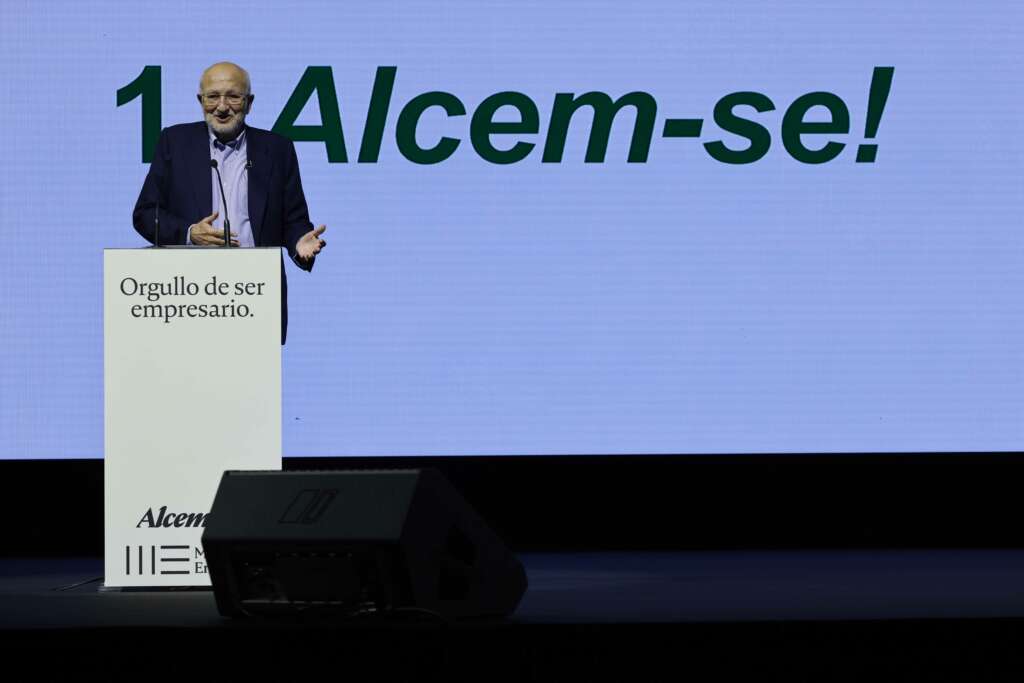 Juan Roig, durant la jornada interna d'Alcem-se.