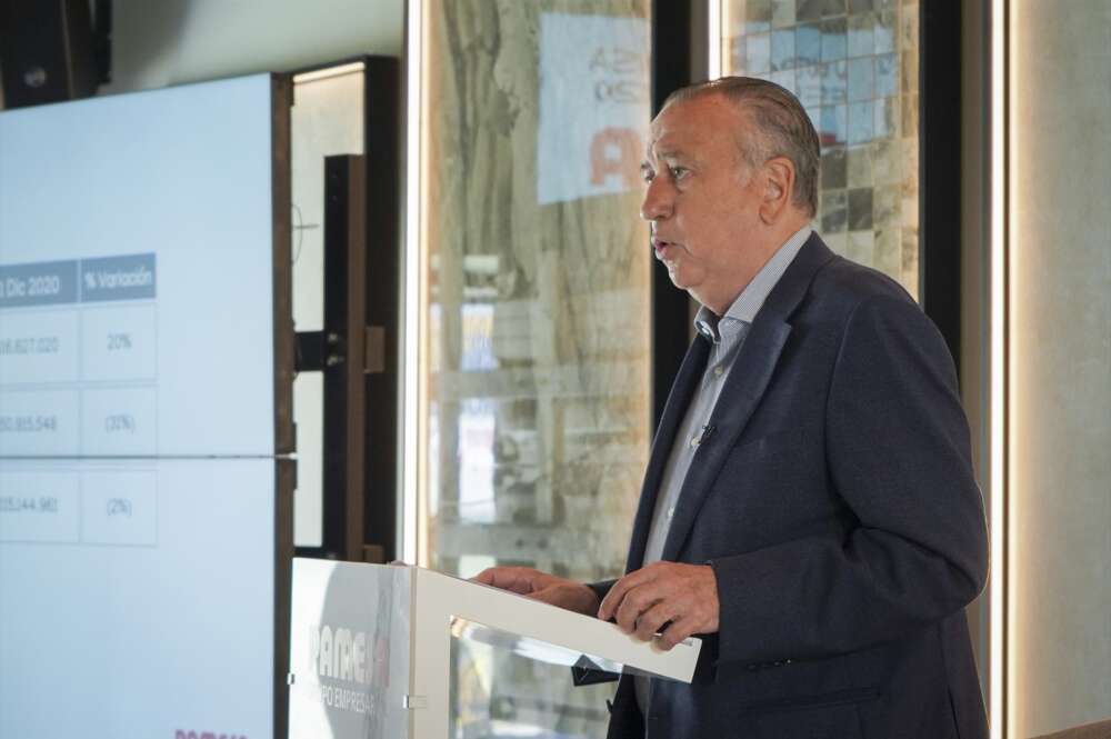 El presidente del Grupo Pamesa, Fernando Roig, durante una rueda de prensa del Grupo Pamesa. Paula Lorenzino / Europa Press