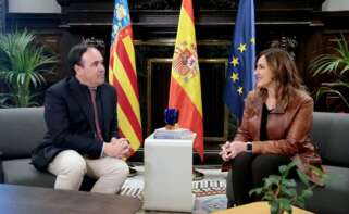 Reunión del presidente de la Generalitat, Juanfran Pérez Llorca, y la alcaldesa de Valencia, Maria José Catalá