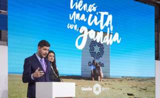 José Manuel Prieto, alcalde de Gandia, en Fitur 2026