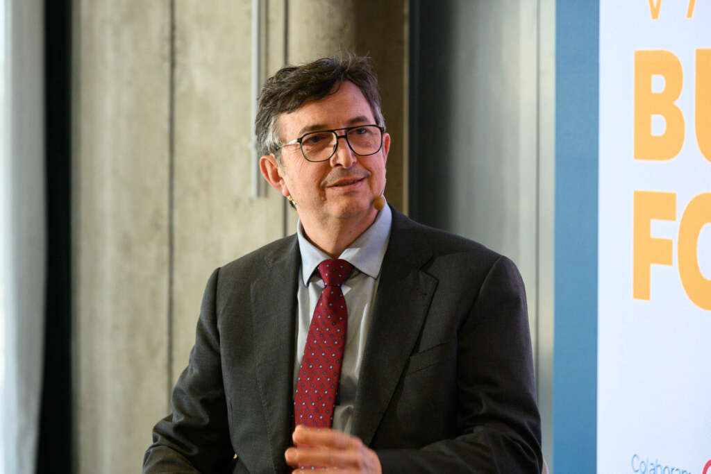 Vicente Lafuente, en el Foro organizado por Economia Digital 'Valencia Business Forecast'. (Foto: Kike Taberner)