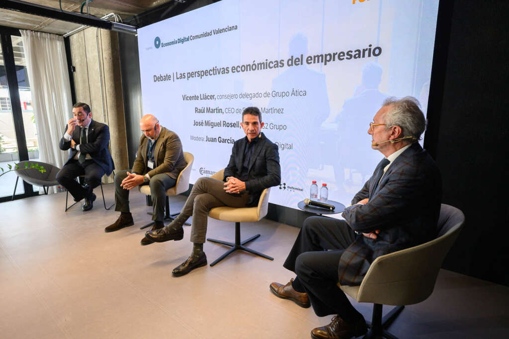 Rosell (S2 Grupo), Llácer (Ática), Martín (Familia Martínez) y García (ED). (Foto: Kike Taberner)