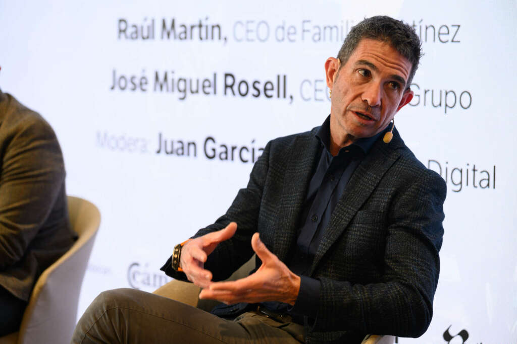 Raúl Martín, CEO de Familia Martínez, en el Foro organizado por Economia Digital 'Valencia Business Forecast'. (Foto: Kike Taberner)