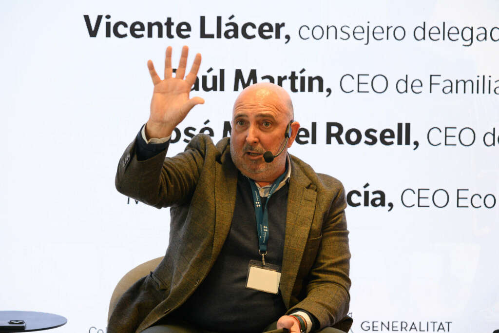 Vicente Llácer, CEO de Grupo Ática, en el Foro organizado por Economia Digital 'Valencia Business Forecast'. (Foto: Kike Taberner)