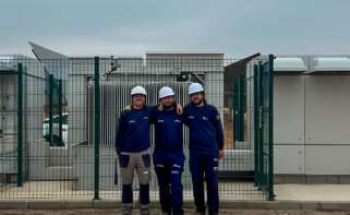 Parque solar de Power Electronics en el desierto de Tabernas.