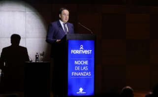 Juanfran Pérez Llorca, presidente de la Generalitat, en la Noche de las Finanzas en Feria Valencia