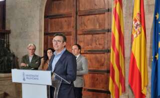 Vicente Lafuente en la reunión del Observatorio de la Industria y de los Sectores Económicos Valencianos