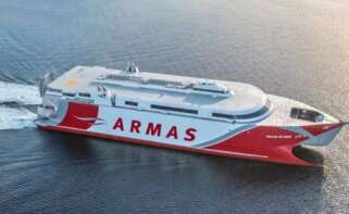 Barco de la naviera Armas