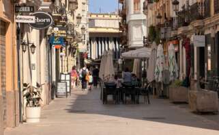 Una calle del barrio de Ruzafa