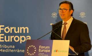 Vicente Lafuente, durante su conferencia en Forum Europa