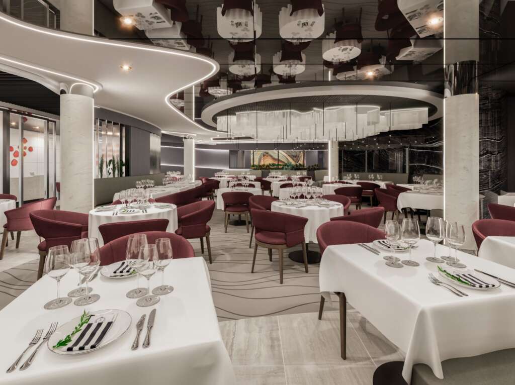 Restaurant MSC Yacht. Foto: MSC.