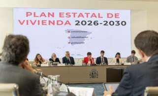 La ministra de Vivienda y Agenda Urbana, Isabel Rodríguez, en la presentación del Plan Estatal de Vivienda