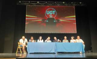 Asamblea de UGT-Ford con José Luis Parra como secretario general