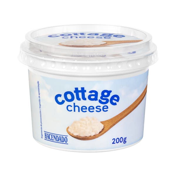 Queso fresco cottage semidesnatado de vaca Hacendado. Foto: Mercadona.