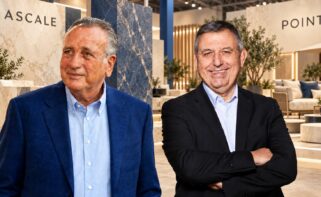 Fernando Roig, de Pamesa Cérmica, y Vicente Pons, de Point