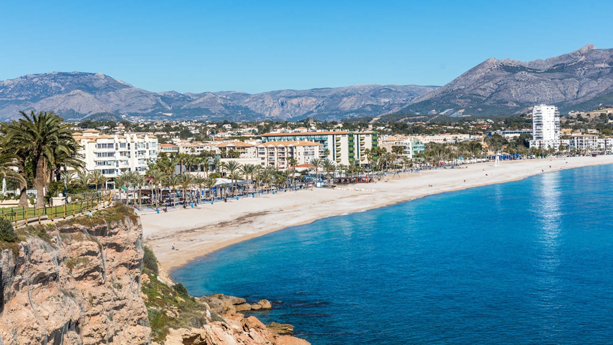 La playa del Albir en Alicante