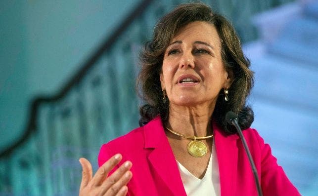 La presidenta de Banco Santander, Ana Botín. EFE