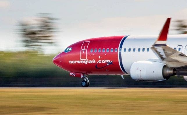 Avión de Norwegian Airlines